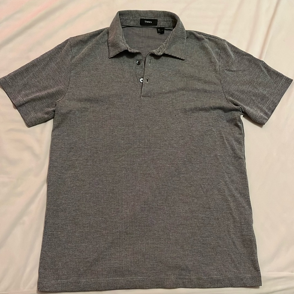 Grey mens polo shirt